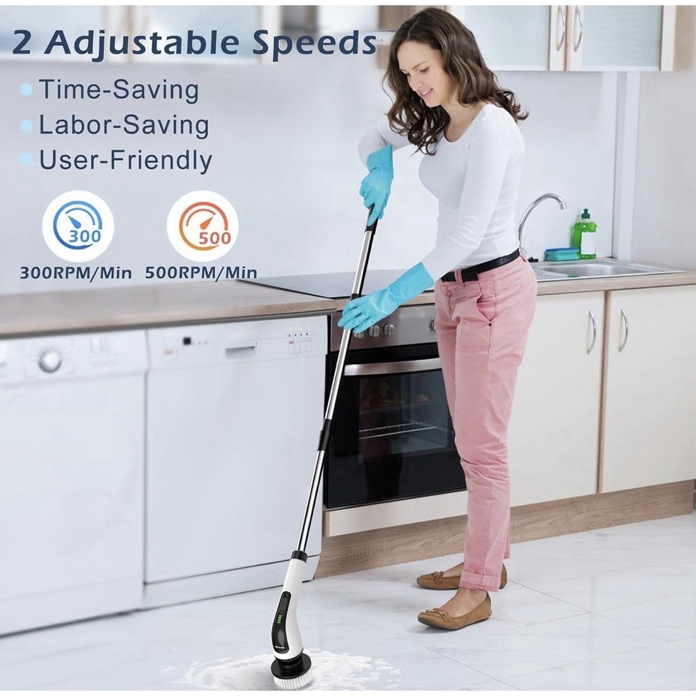8 in 1 Electric Cleaning Brush ANS-8050 25W Multiple Heads for House & Car